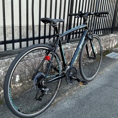 ◎PayPay10％還元中＜整備済・美品車＞ビアンキ・Cスポーツ1・カメレオンテ・クロスバイク ALLOY・ブラック 24変速の画像