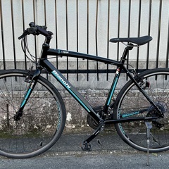 ◎PayPay10％還元中＜整備済・美品車＞ビアンキ・Cスポーツ1・カメレオンテ・クロスバイク ALLOY・ブラック 24変速の画像