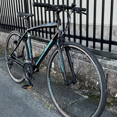 ◎PayPay10％還元中＜整備済・美品車＞ビアンキ・Cスポーツ1・カメレオンテ・クロスバイク ALLOY・ブラック 24変速の画像