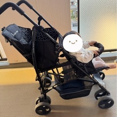 2人乗りベビーカーの画像