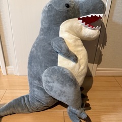 【新品】ふわふわ 大きめ恐竜ぬいぐるみ 🦖 抱き枕にもなるふかふかサイズ！の画像