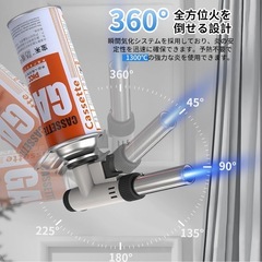 火力調節ガストーチバーナー 1300℃ BBQ炙り 調理用 小型の画像