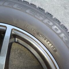 冬 ミニ MIN★人気のガンメタ色★ミニクーパー【富山】ユーロデザイン 冬 175/65R15 中古4本 ミニクーパー ミニワン PCD112 スタッドレスの画像