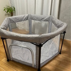 折りたたみベビーサークルの画像