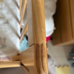 【中古・美品／北区受け取り限定】KATOJI（カトージ）ハイタイプ ベビーベッド／約1年使用・少し傷ありの画像