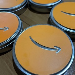 Amazon アマゾン ギフトカード用プレゼントボックス 空き缶 5個セットの画像