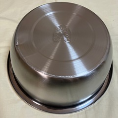 【新品未使用】【訳あり】ステンレス 洗い桶 30cmの画像