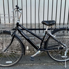 ＜整備済・美品車＞ブリヂストン・アルベルト・26インチ自転車・内装5段変速 ブラック・LEDオートライト 鍵は1発2錠です。の画像