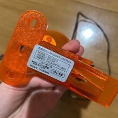 乾電池ボックス付　LEDカラークリップライト　LCL-B910の画像