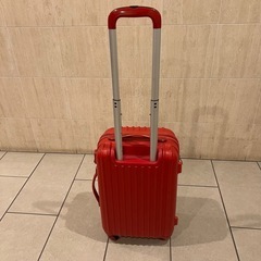 スーツケース コンパクト キャリーケース 赤 レッドの画像