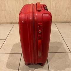 スーツケース コンパクト キャリーケース 赤 レッドの画像