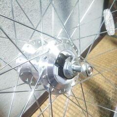 ★２７インチ★LEDオートライト＋シングルギア後輪set★ローラーブレーキ★タイヤ新品★の画像