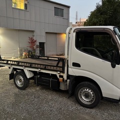 TOYOTA ダイナ　バイク積載車　トラック　の画像