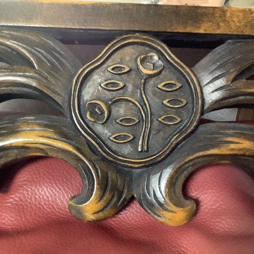 昭和レトロ 希少 資生堂 壁鏡 木彫 ノベルティ 記念品 鏡 ミラー