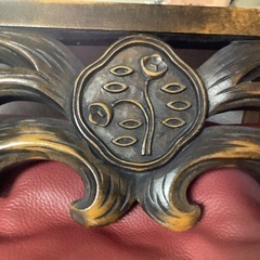 昭和レトロ　希少　資生堂　壁鏡　木彫　ノベルティ　記念品　鏡　ミラーの画像