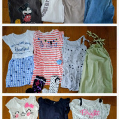 まとめて大特価‼子供服110〜130、43着、靴下5足　フォーマルシューズ、サンダル、他の画像