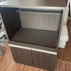 レンジ台　炊飯器置き付きの画像