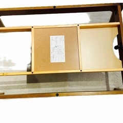 ニトリ　ローテーブル　ブラウン　の画像