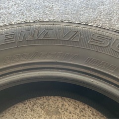 冬4本 225/65R17 102QグッドイヤーGY アイスナビSUV 倉庫保管 ゴム質良 バリ溝ミゾ多RAV4 CX-5 アウトバック ハリアー の画像