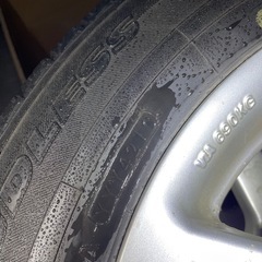 スタッドレスタイヤ　4本　アルミホイール付きの画像