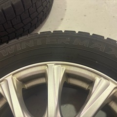 ダンロップ　2020年製　195/65R15 WINTER MAXX スタッドレスタイヤ　4本セット　15×6j PCD114.3の画像