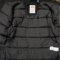 ほぼ新品！美品ダントン タッサー ダウンジャケットL40ブラの画像