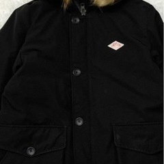 ほぼ新品！美品ダントン タッサー ダウンジャケットL40ブラの画像