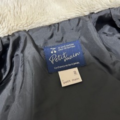 petit main ブラックアウター　フードなしの画像