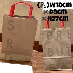新品未使用 プレスバターサンド ショップ紙袋　ショッパー 2枚 の画像