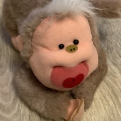 お尻がピンクの猿　サル　さる　モンキー　ヒヒのぬいぐるみ　レトロ　ヴィンテージ系の画像