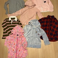 女の子の服130まとめ売りの画像
