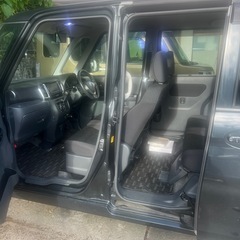 スペーシアカスタム(ノンターボ) 人気のブラック♪車検R9年11月♪ 走行距離92000km♪エアコン🆗機関良好！不具合なし！😆の画像