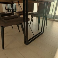 ダイニングテーブル　チェアセットの画像