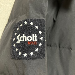 Schott 黒 ダウンジャケット ショット　ダウン　ジャケット　2XLの画像