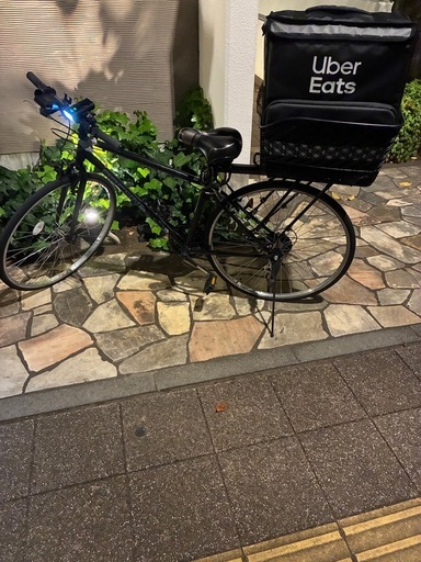 クロスバイク　ウーバーイーツバッグその他諸々セット