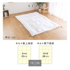 定価12900円ニトリ　布団　の画像