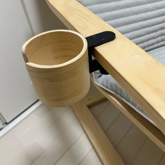 IKEA ハイバックチェア　ポエング、マグホルダー付きの画像