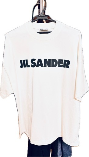 【JIL SANDER】ロゴプリント クルーネックTシャツ（イタリア製）