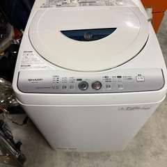 配達・設置可能🉑2013年製SHARP洗濯機‼️ の画像