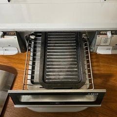 Rinnai　グリル付きガスコンロ&ガステーブル 都市ガス 右強火 の画像