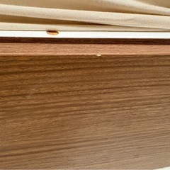 【美品】ニトリ収納付きコンセント口2個付きダブルベッドフレーム、ダブルマットレスの画像