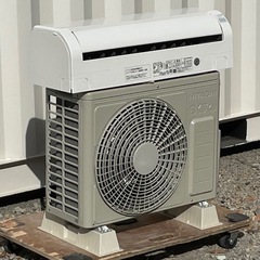 高年式！美品 ! !◇日立 エアコン 6畳用 2023年製 ecoこれっきり 凍結洗浄 ステンレスクリーン100V RAS-D22N 取付け可！洗浄済み ! 保証付き ! !の画像