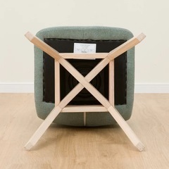 回転式ダイニングチェア(サンデー 回転 LBR/GR)ニトリの画像