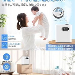 ⭐️早い者勝⭐️加湿器 卓上1台2役・加熱式＆超音波式・UVライト除菌大容量6.5Lの画像