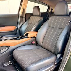 ヴェゼル最上級『ハイブリッドZ』低走行 本車検満タン渡し！(費用込み)あんしんパック シティブレーキ ハーフレザーヒーター LEDライト フルセグTVの画像