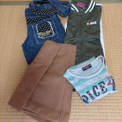 150～160cm14着子ども服　アウター2着含めの画像