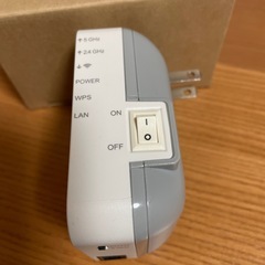 BUFFALO 無線LAN中継機 エアステーション ホワイト WEX-733D [WEX733D]【KK9N0D18P】の画像