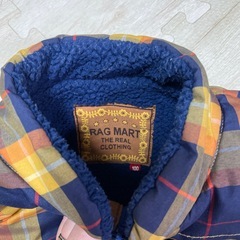 子供用モコモコベスト100サイズの画像