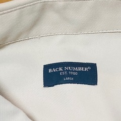 backnumber　刺繍ビッグシルエットシャツの画像