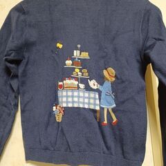 ファミリア140cmカーディガン　子ども服の画像